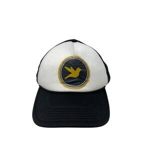 Smashfest Queen Cycling Graphic Hat One Size Snapback White Black Gold Logo